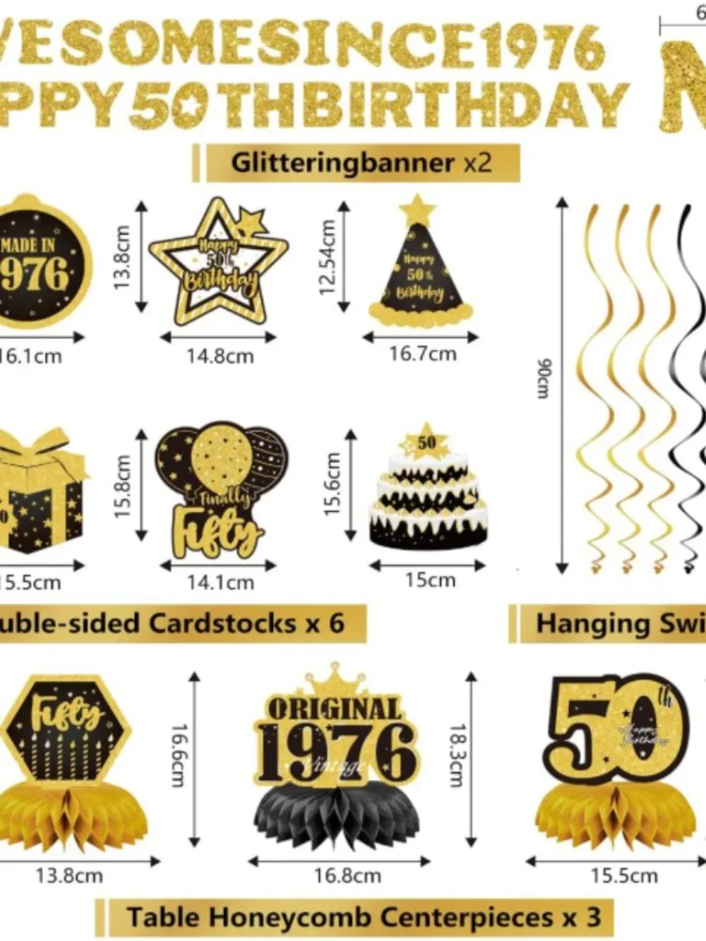 50th Birthday Decorations